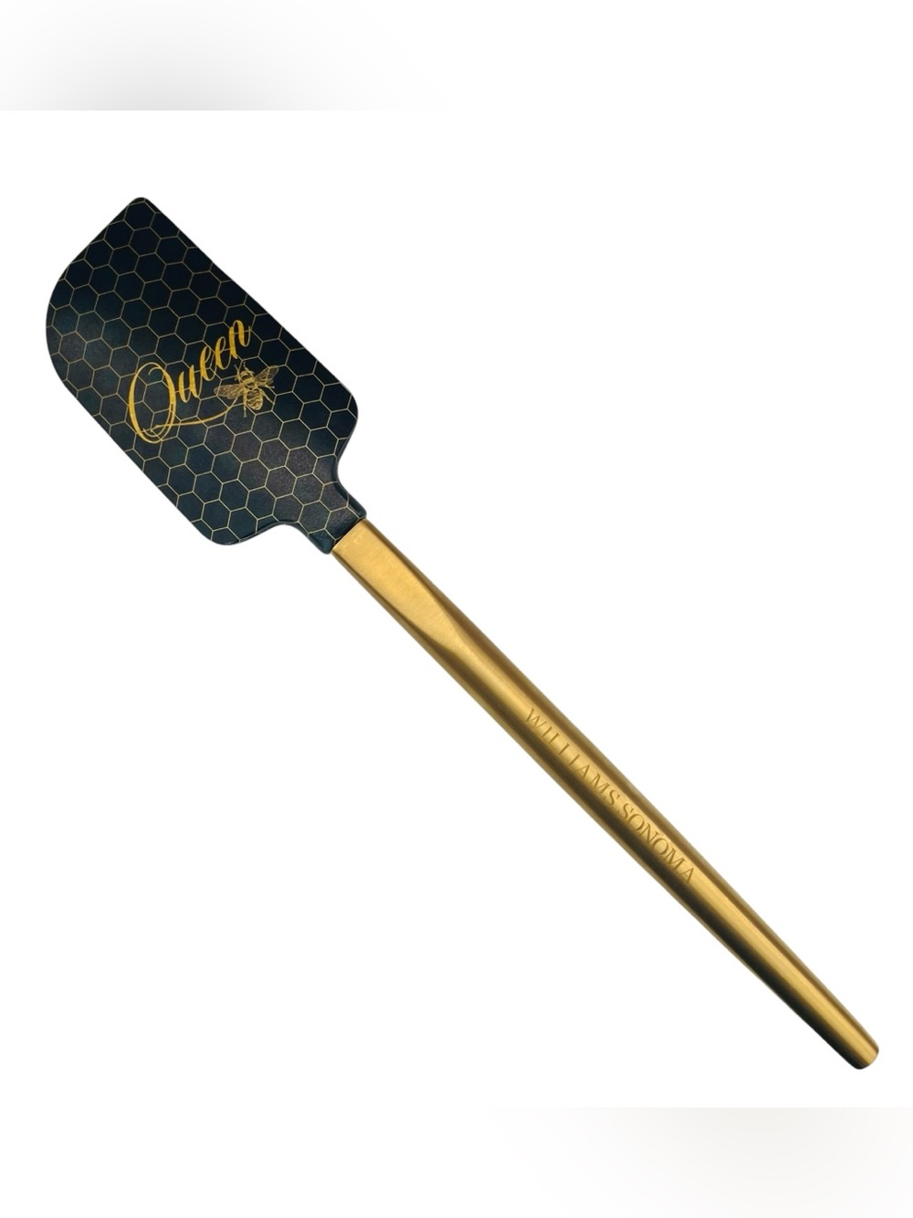 Williams Sonoma Black & Gold 'Queen' Honeycomb Spatula